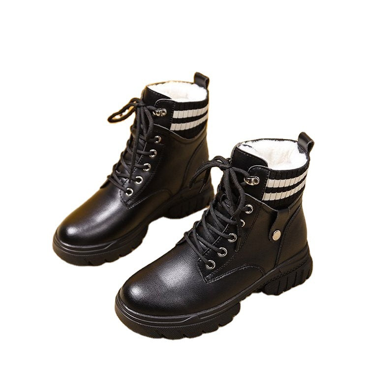 Fashionable Thick Bottom Inner Increase Martin Boots