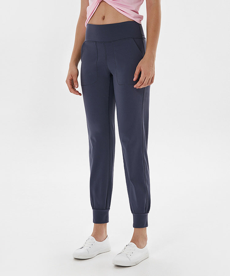 Loose Pocket Yoga Cropped Pants
