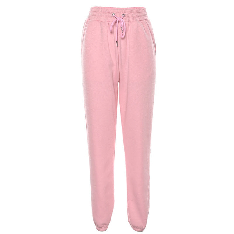 High-waisted trousers