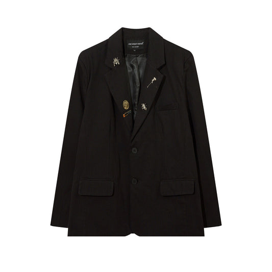 Casual Suit Jacket Men's Trendy Loose Lapels Suit