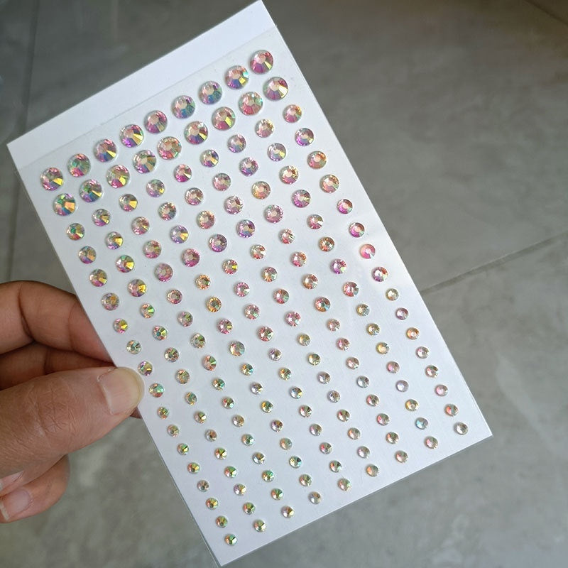 Comes With Sticky Pearl Stick-on Crystals Transparent Photo Shoot