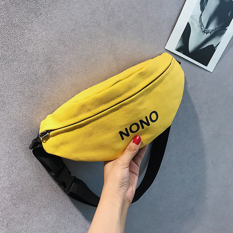 Canvas chest bag