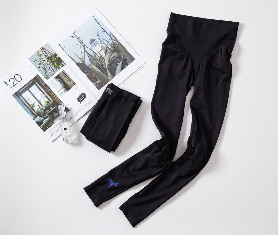 Leggings med print af hvalp med smalle ben, der forbrænder fedt