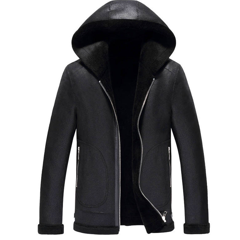 Sheep shearing jacket male double-sided