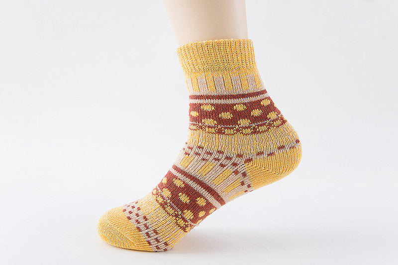 Thick And Warm Women's Rabbit Wool Socks For Autumn And Winter