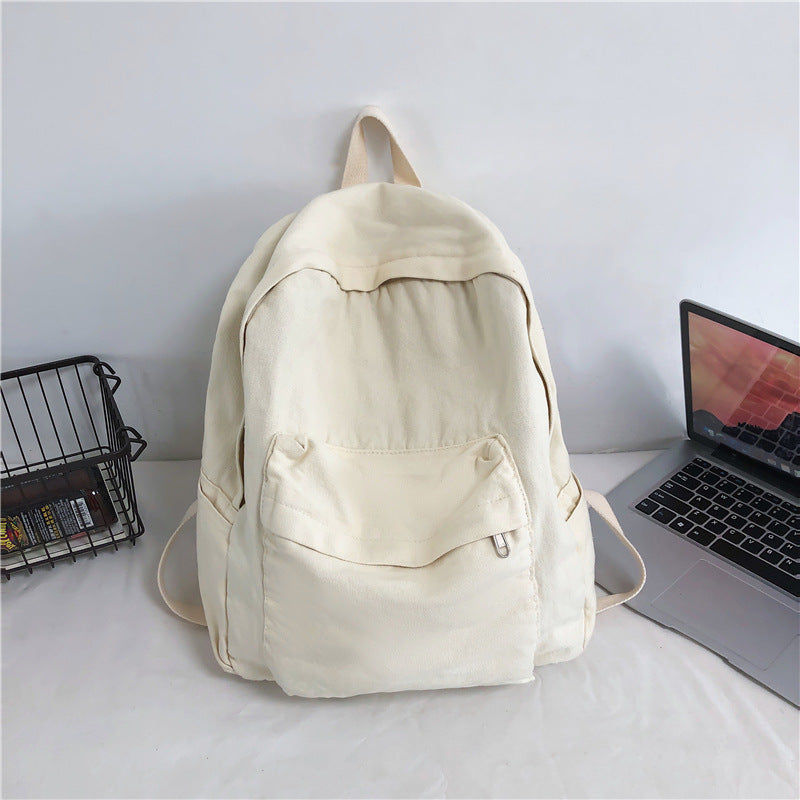 Leisure Backpack Women's Washable Canvas