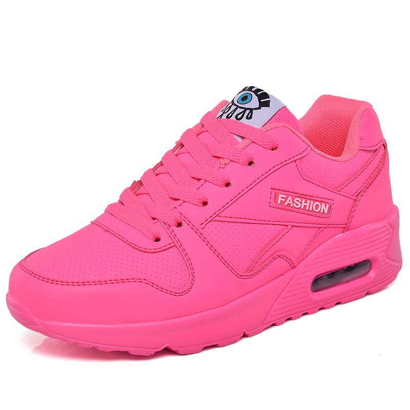 Pure color low heel casual shoes