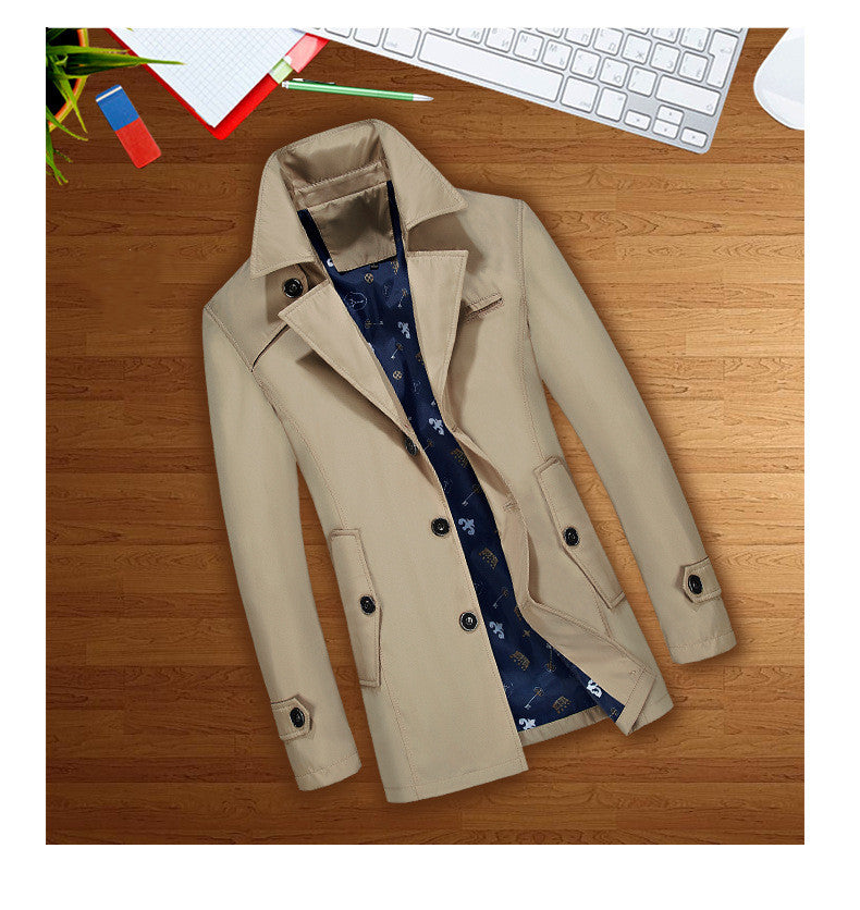 Korean Slim Fit Large Youth Men's Thin Jacket
