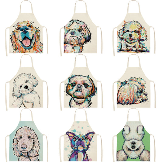 Dacron apron of dog animal series