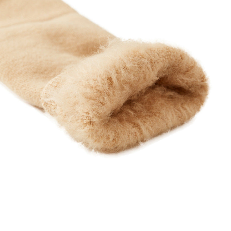 Fiber warm long knee pads