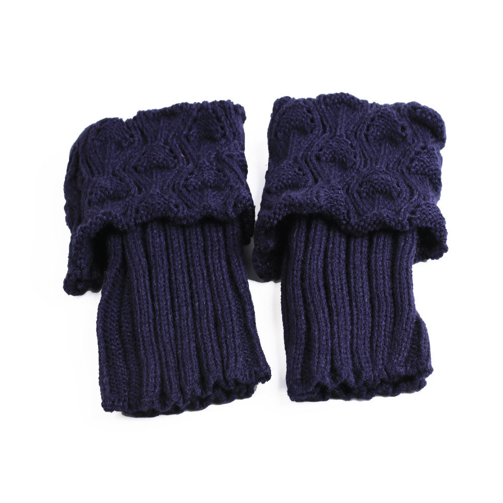 Hollow leg boot cover woolen leg cover warm decoration