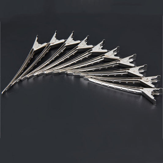 Fashion Hairdressing Stainless Steel Duckbill Clip