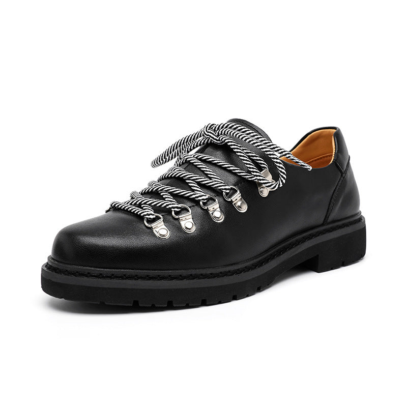 Heighten Casual Shoes British Style Retro Workwear