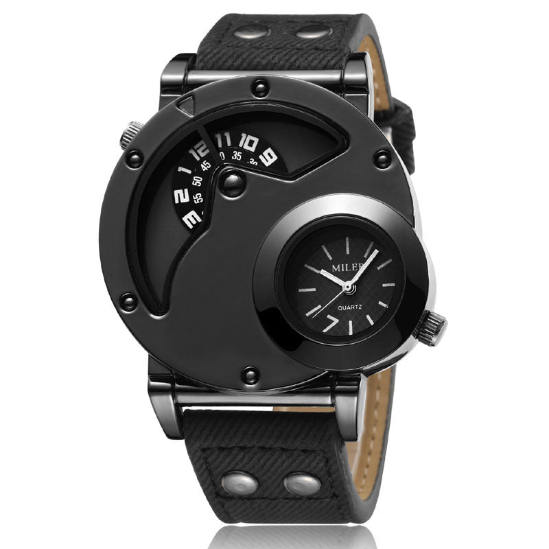 Dual movement quartz watch