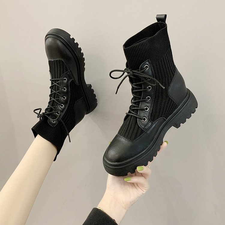 Summer Short Boots With Thin Ventilation And Thick Soles
