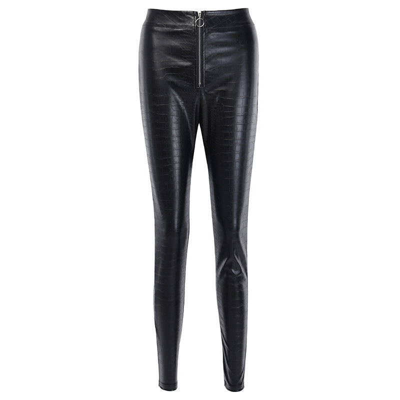 Pure color all-match pants