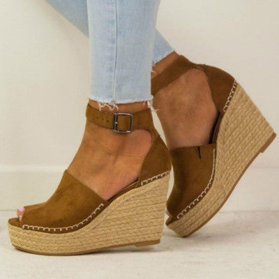Straw hemp rope fisherman sandals