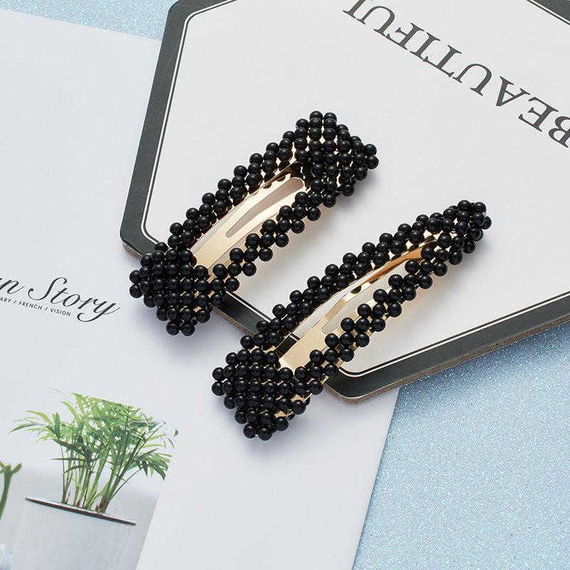 colorful pearl hairpin