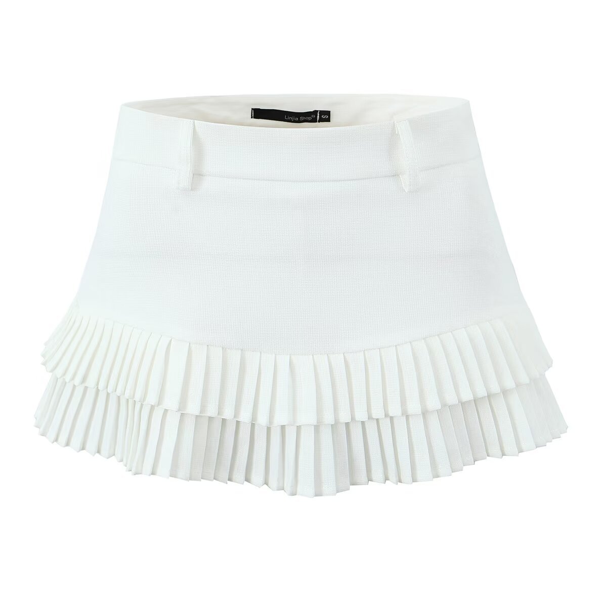 Women's Pleated Mini Skirt Stitching