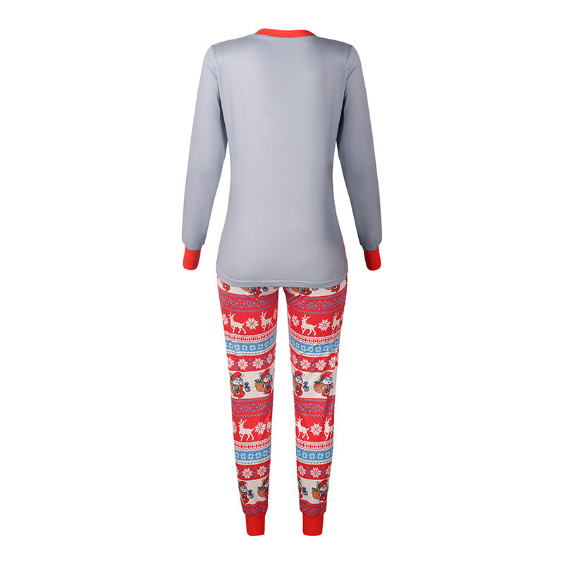 European American Fashion Floral Print Casual Suit For Women