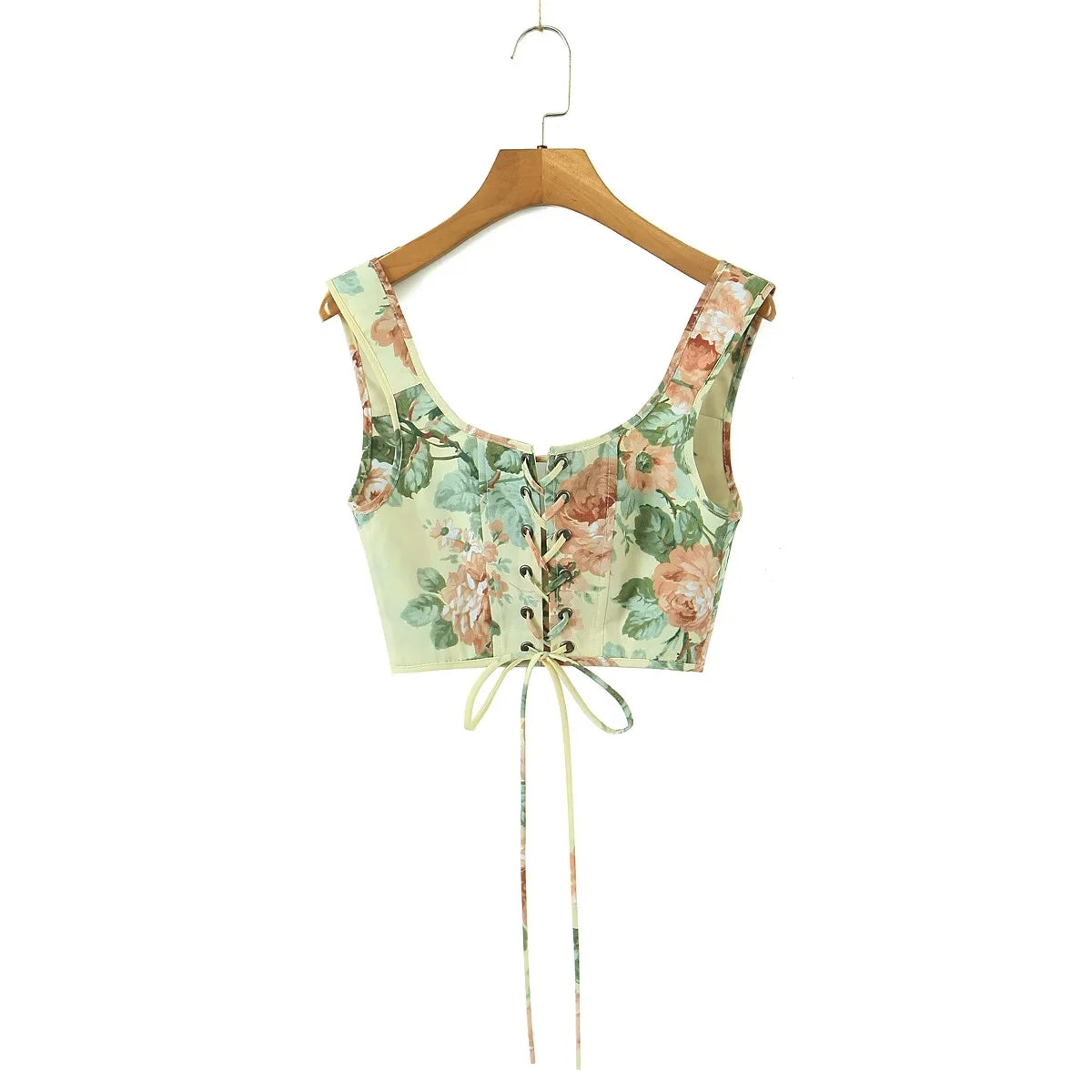 Lace Up Vest Large Swing Dress For Women