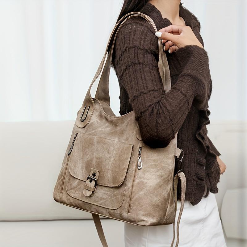 Soft Leather Handbag Soft Synthetic Leather Vintage
