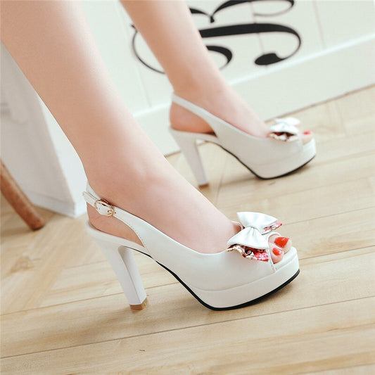 All-match high-heeled shoes