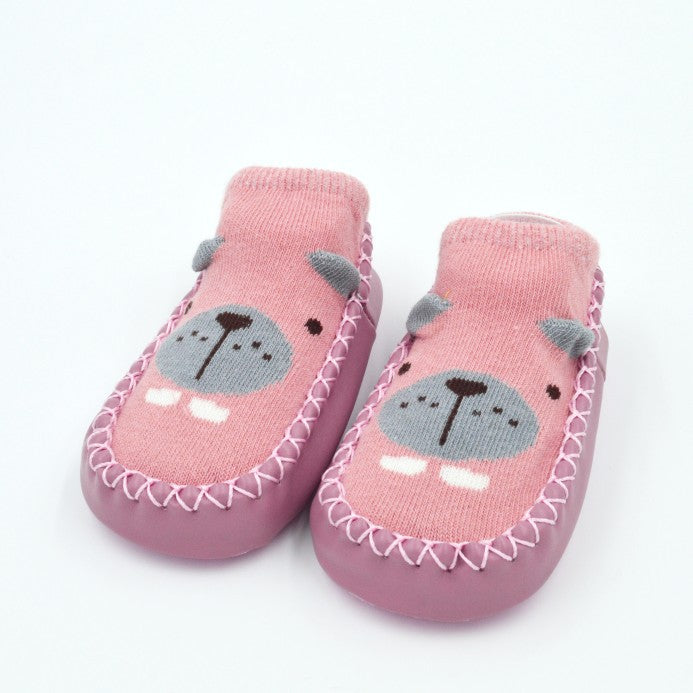 Children's Non-slip Socks And Soft-soled Cotton Shoes