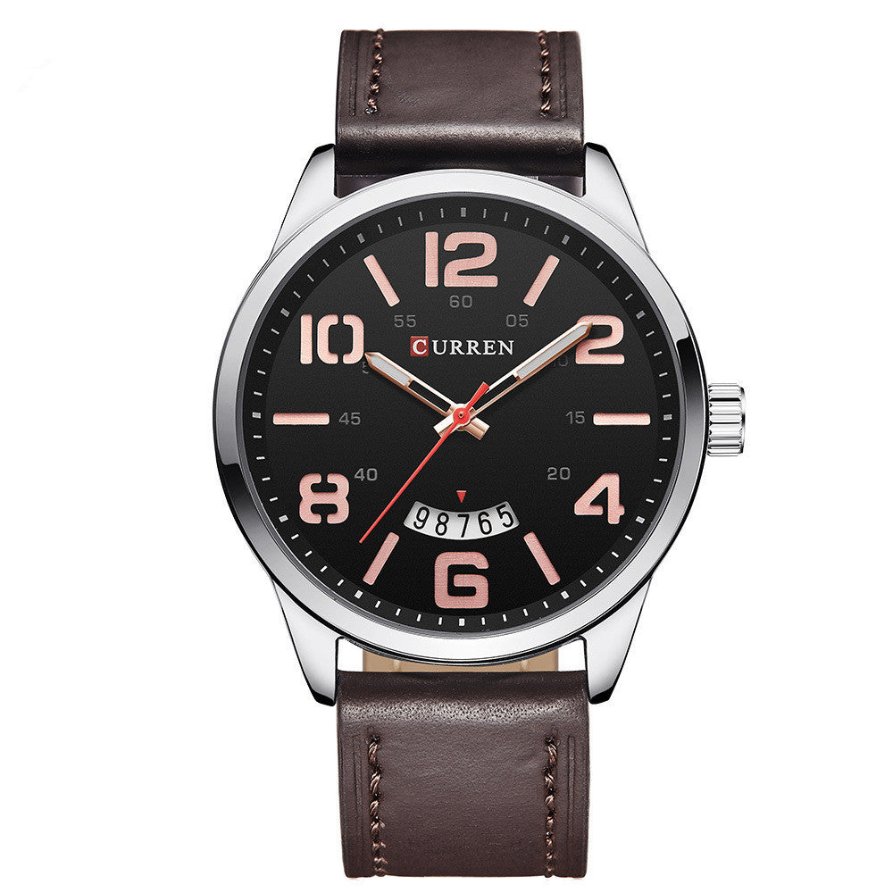 Waterproof quartz watch