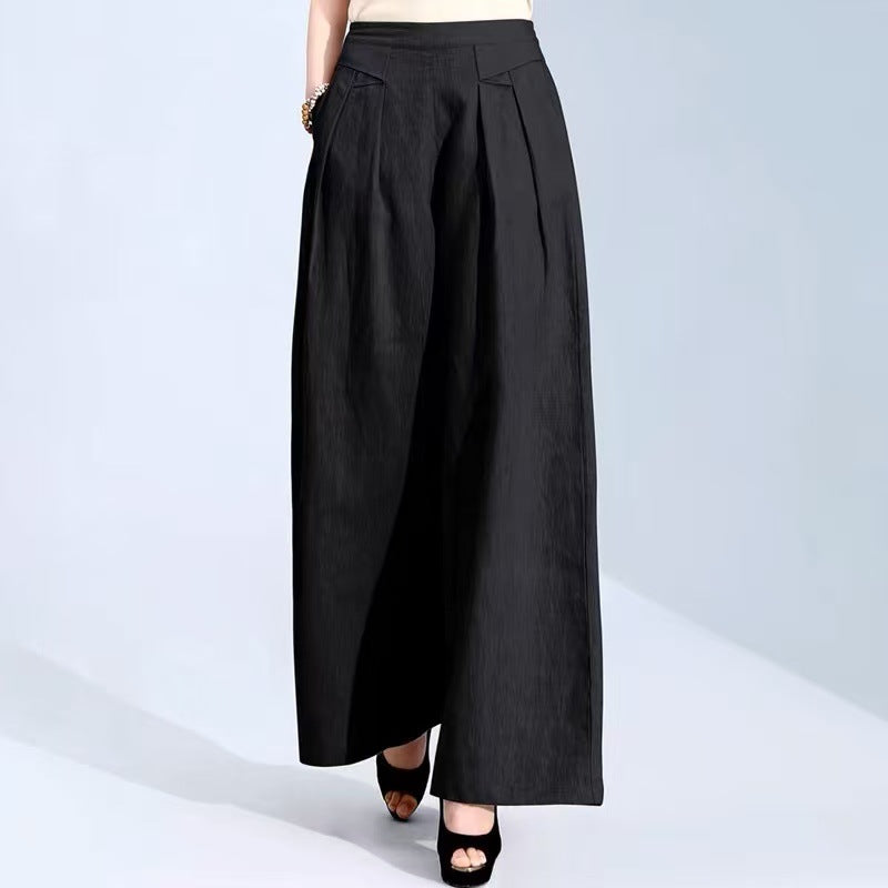 Womens Stylish Casual Loose-fitting Wide-leg Pants