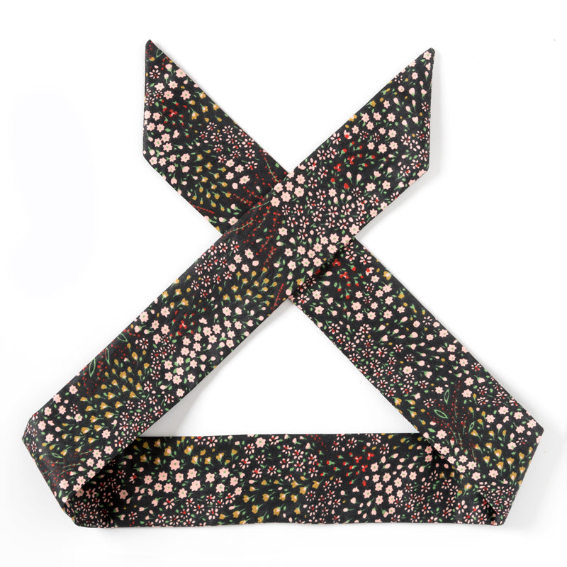 Handmade pine cone floral headband