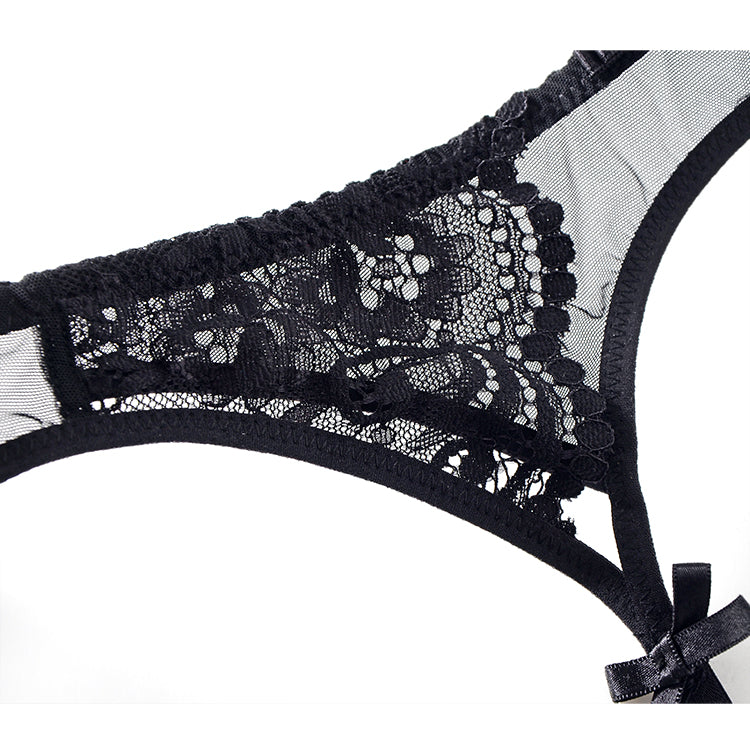 Hollow lace mesh super thin perspective Garter