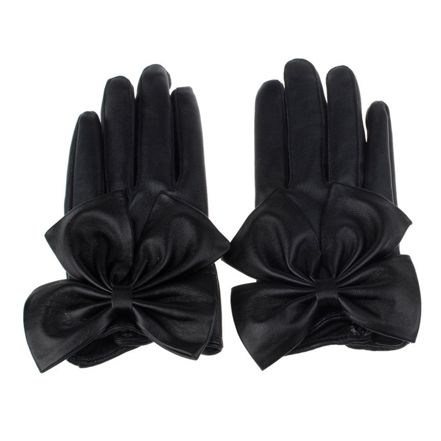 Big bow performance dance performance non-slip gloves