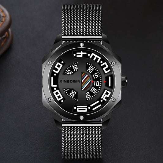 No Pointer Waterproof Creative Quartz Watch