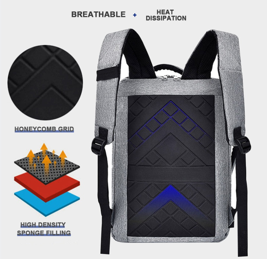 Anti-Theft Convertible USB Charging Backpack