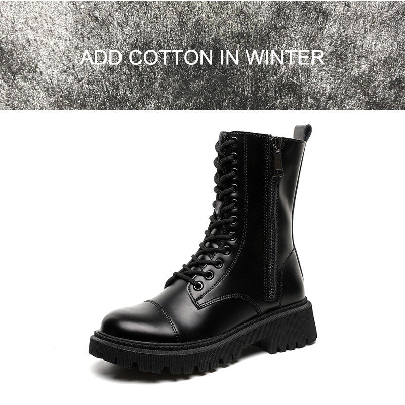 Women's Heightened Thick Bottom All-match Martin Boots
