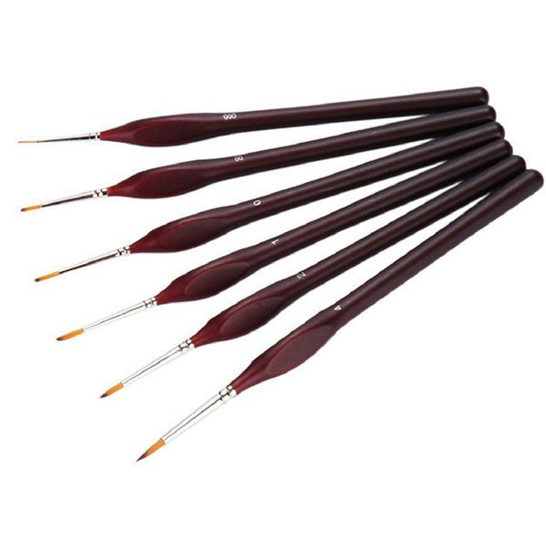 Watercolor painting stroke pointed nail pen
