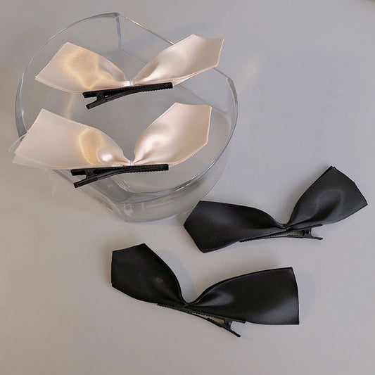 Black Bow Hairpin Female Headdress One Word Hairpin