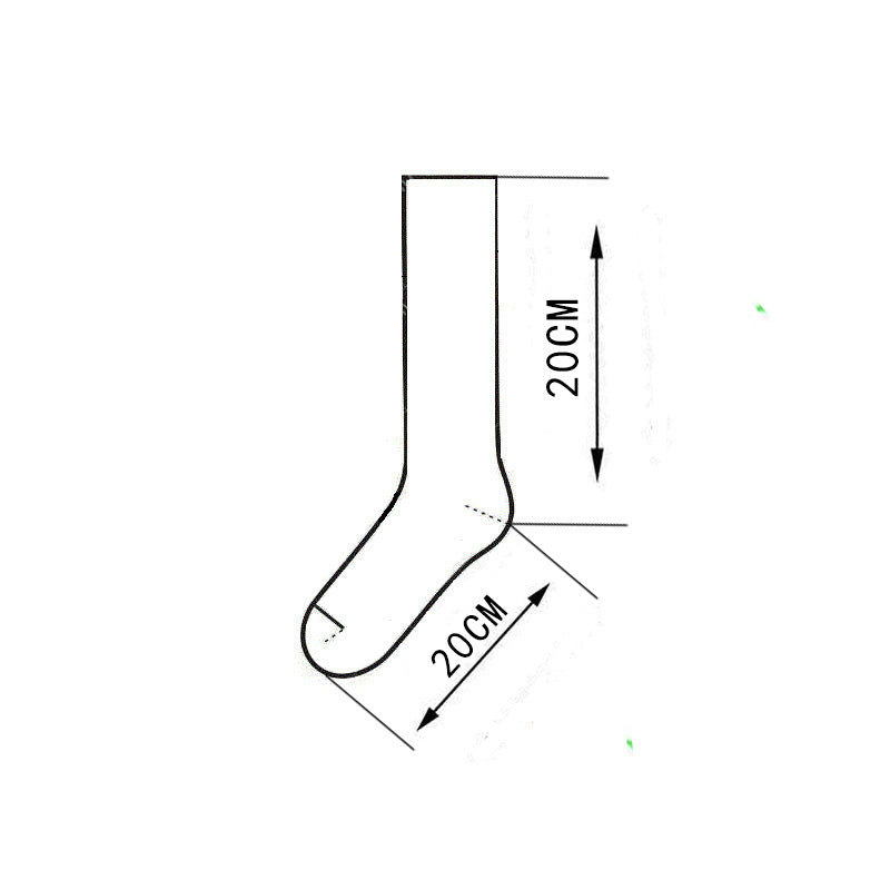 Fruit tube women's socks Jacquard cartoon Japanese women's socks