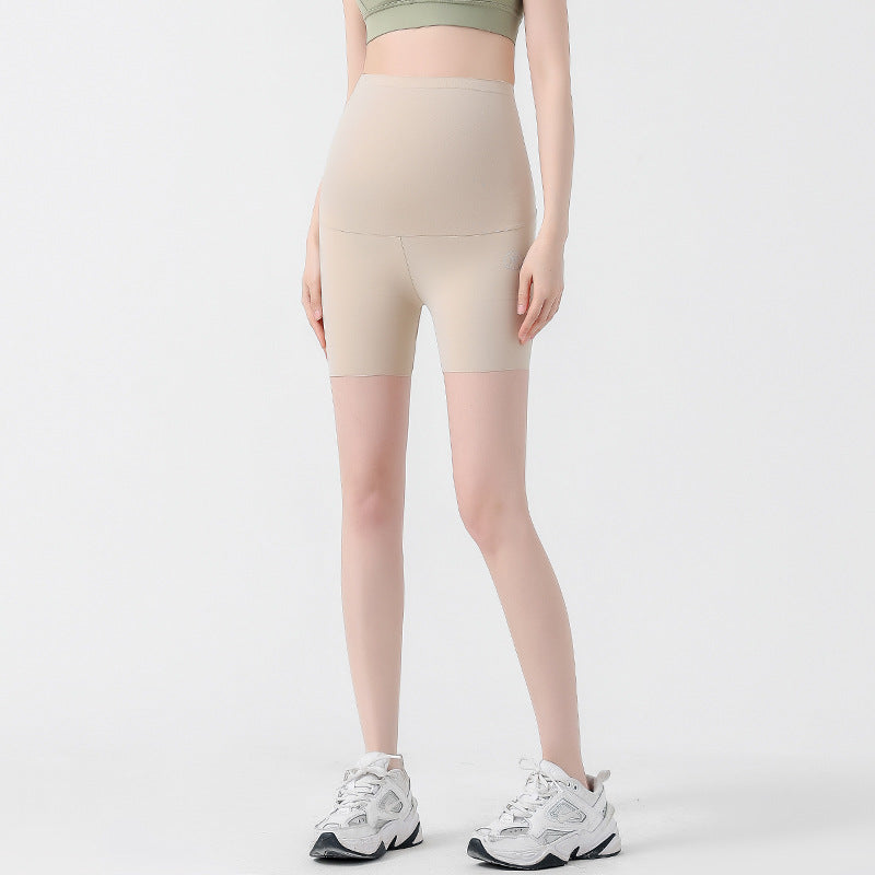 Pregnant Women's Safety Pants Thin Spring And Summer Outer Wear Seamless