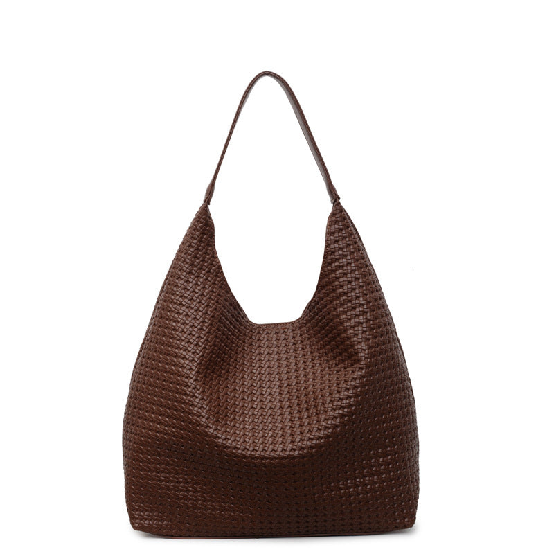 Retro High-grade Women's Woven Tote Bag