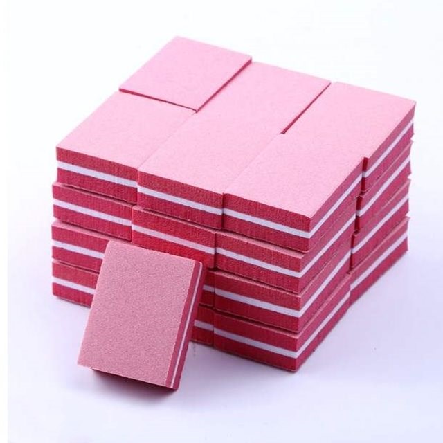 Two-sided mini nail file block