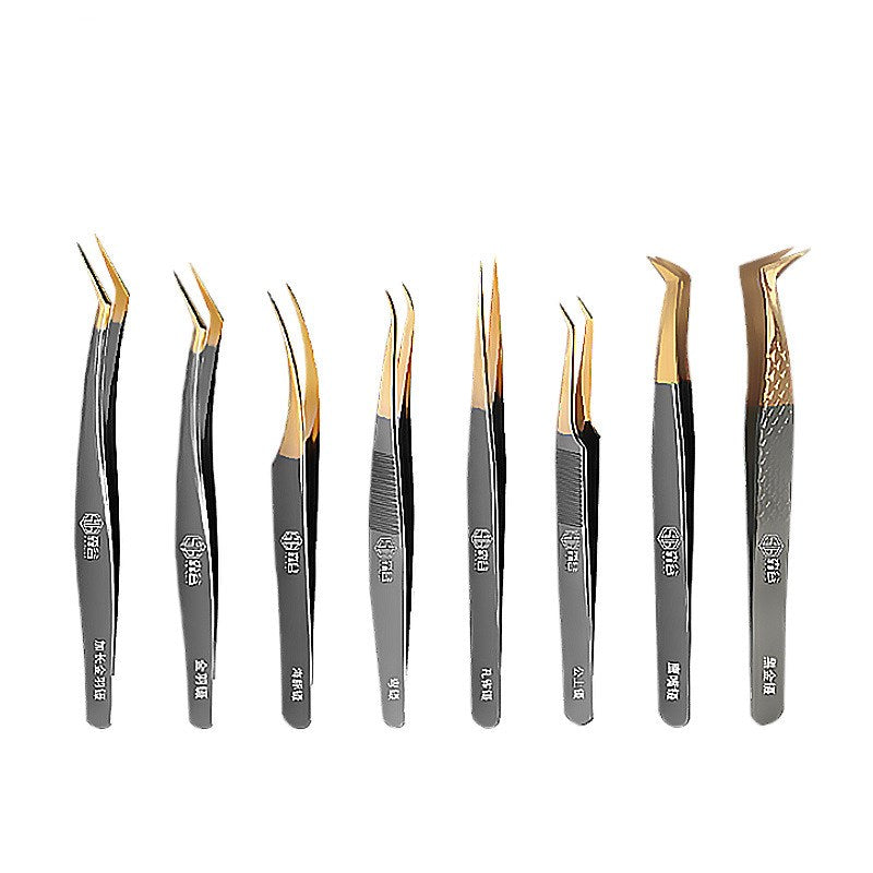 New Alloy Eyelash Extension Tweezers Special Tool Set For Eyelash Artist