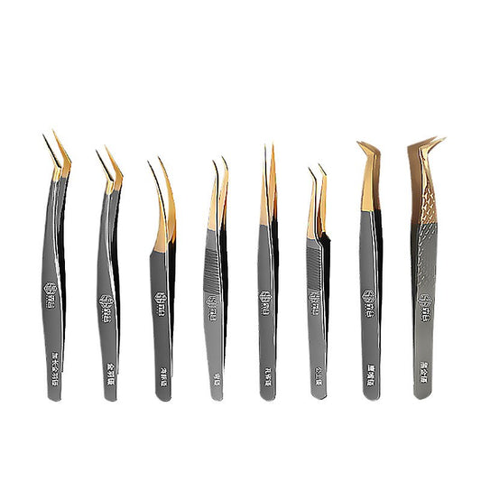 New Alloy Eyelash Extension Tweezers Special Tool Set For Eyelash Artist