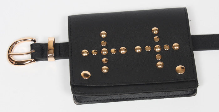 Korean Style Studded Fashion Women's Belt Bag