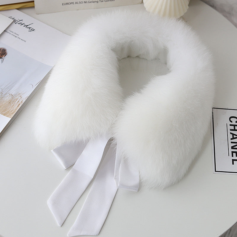 Ladies Winter Detachable Fur Collar