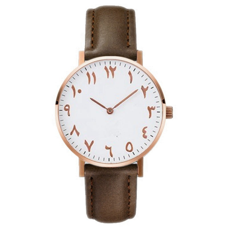 Arabian belt quartz watch ladies watch