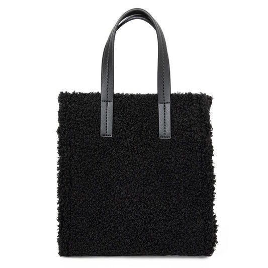 Ladies Shoulder Bag Portable Lamb Hair Bag Women