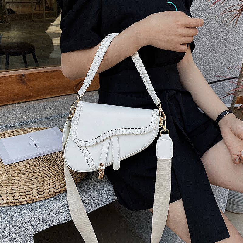 Western style small square bag wild net red bag fashion saddle bag