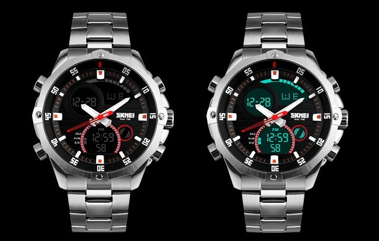 Calendar waterproof multifunctional watch